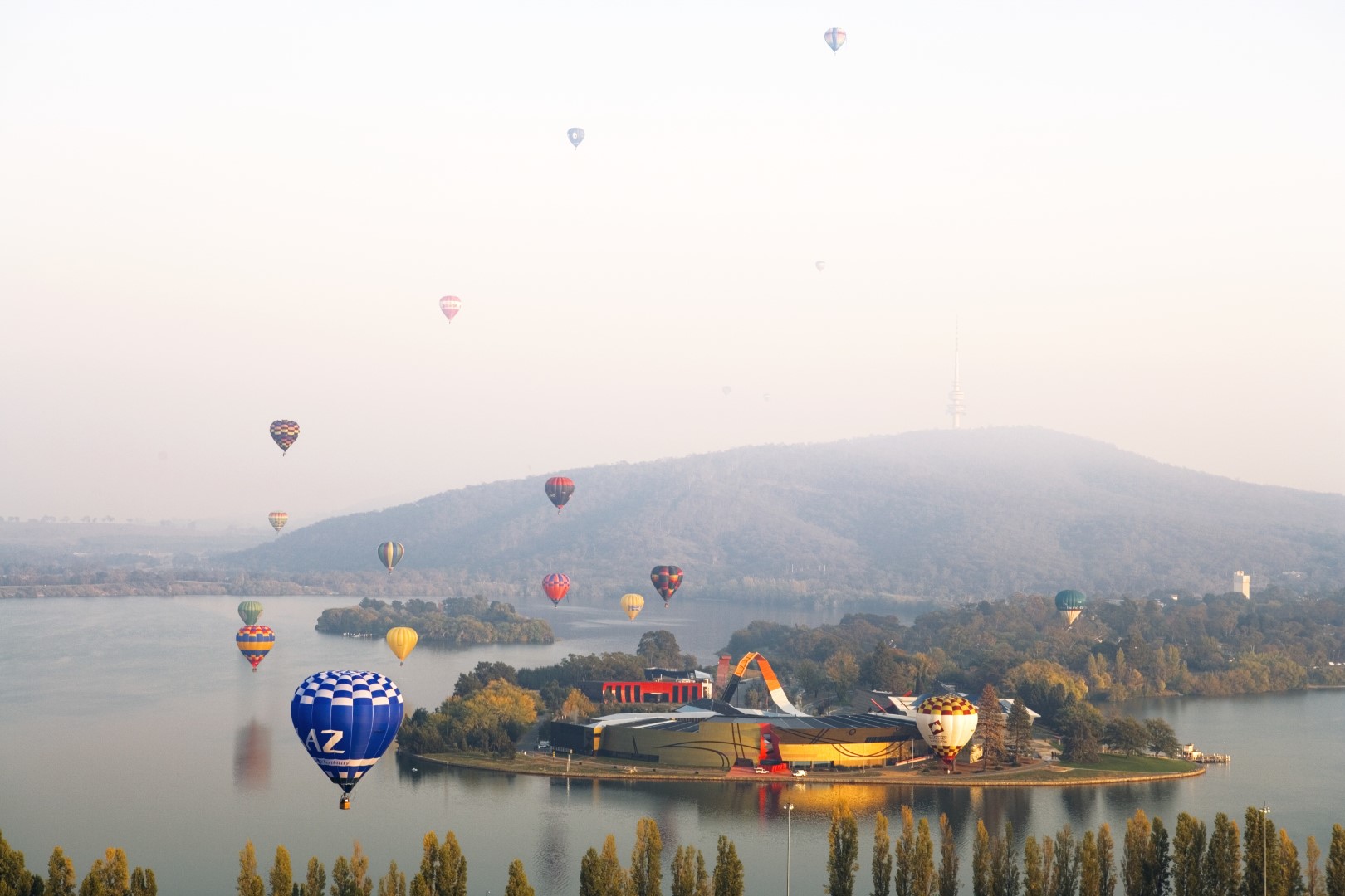 ACT; Canberra; Aerials; Festivals; Events;